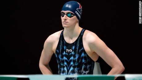 Transgender swimmer Lia Thomas has sparked conversations about the "fairness" of trans women in sports, and the misogyny is undeniable. (photo courtesy of CNN)