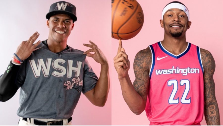 Washingtons two biggest sports teams will be rocking pink in honor of the world-famous Cherry Blossoms.