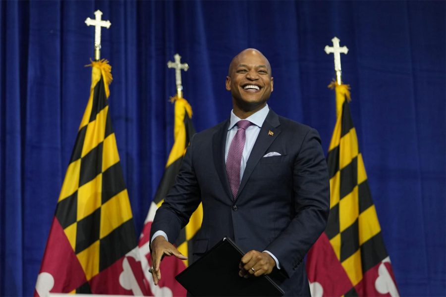 Governor-elect Wes Moore won in a landslide vote to be the first Black man elected as governor in the state of Maryland. (photo courtesy of WTOP)